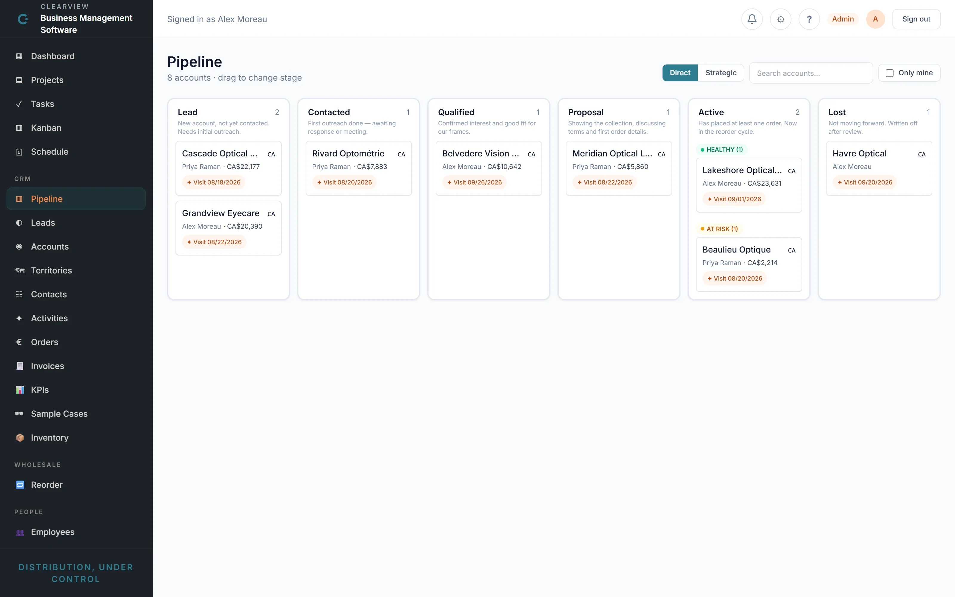 DistribOS product screenshot